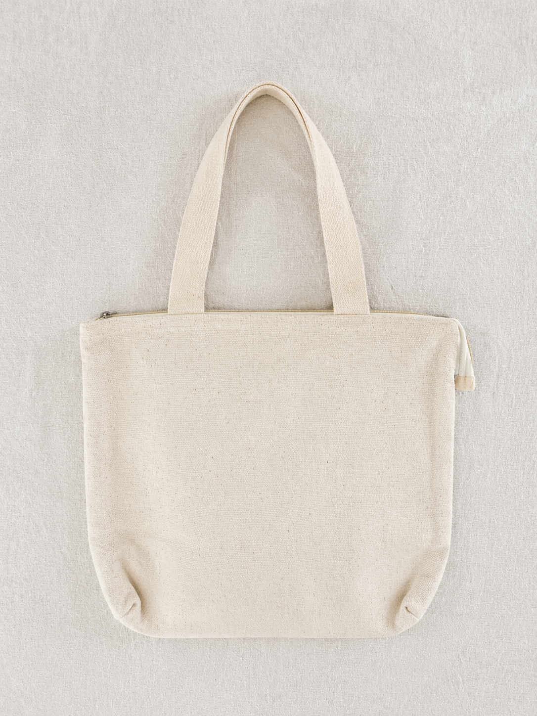 Eco Woven Cotton Green Tote Bag with Tassel Fringe