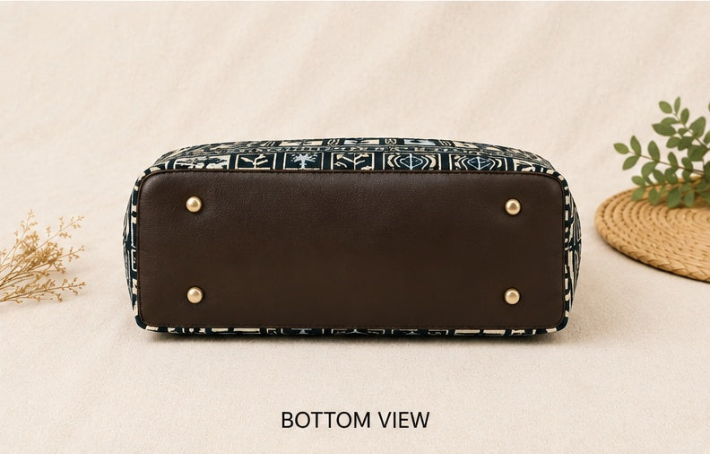 Tribal Jacquard Handbag – Spacious Everyday Tote