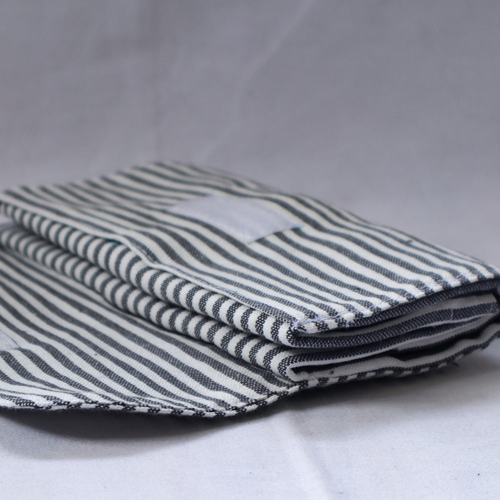 USE Foldable Shopping Bag – Compact Carry Pouch (Stripes)