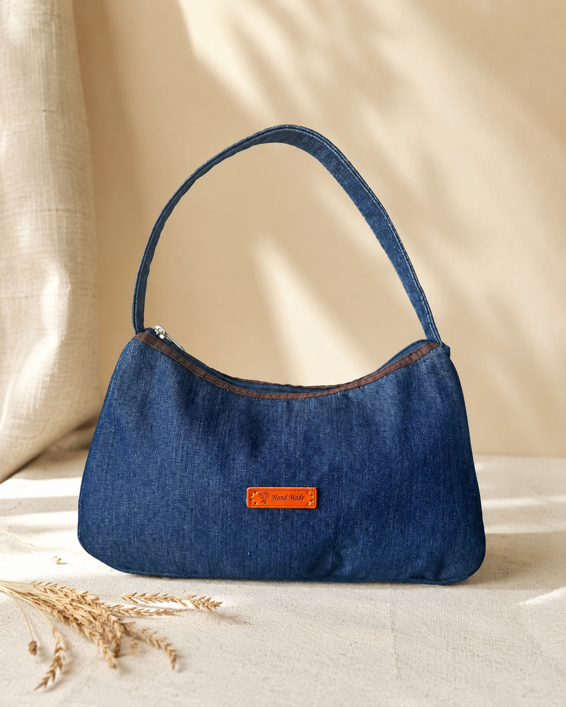 Denim Hobo Bag