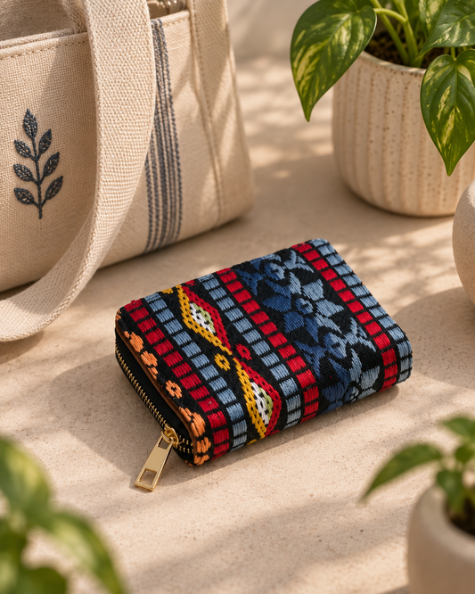 Multicolor Compact Everyday Wallet