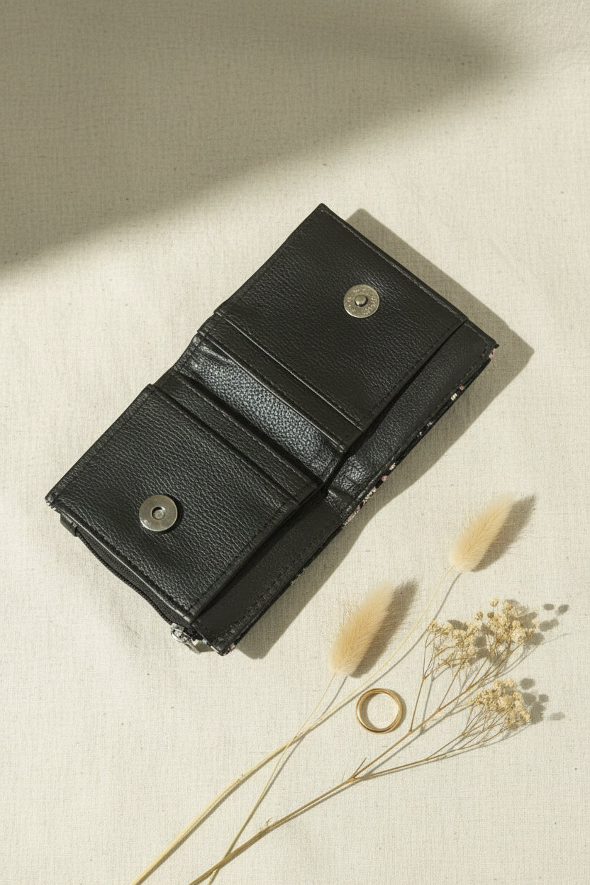 Jacquard  Geometrical Pocket Wallet